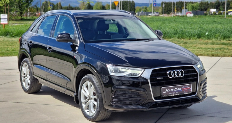 Audi Q3 cena 75900 przebieg: 187000, rok produkcji 2015 z Wronki małe 742